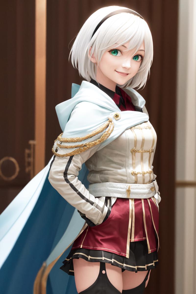 29504-4165639058-masterpiece, best quality, highres, 1girl amnesia green eyes short hair, white cape black skirt pleated skirt white jacket red s.png